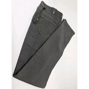 American Tall Carman Tapered Fit Jeans Mens 40x40 Gray Denim Flat‎ Front